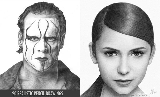20 Realistic Pencil Drawings from famous artists around the world - 2018