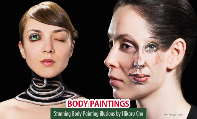 Stunning Body-Painting Illusion Artworks by Hikaru Cho