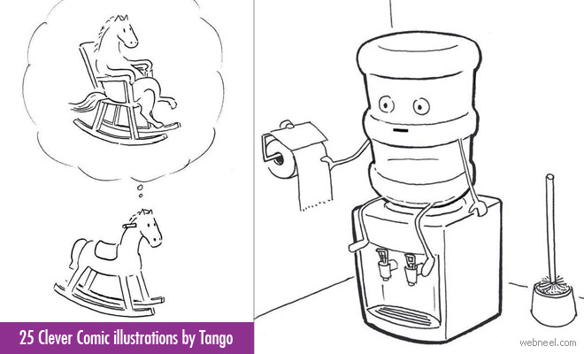 25 Clever Comic Artworks and Funny Drawings by Shanghai Tango