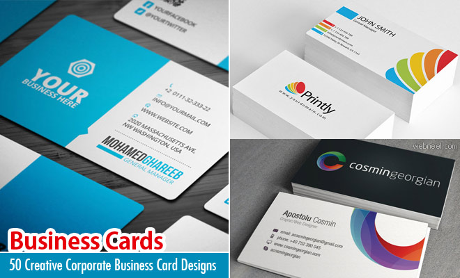 50 Creative Corporate Business Card Design examples - Design inspiration