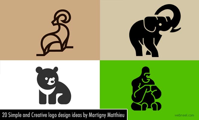 20 Simple and Creative Animal Logo Design Ideas by Matthieu Martigny