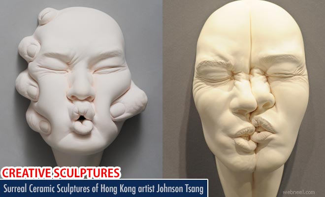 Stunning Surreal Ceramic Sculptures of Hong Kong sculptor Johnson Tsang