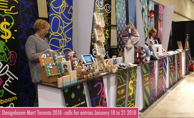 Canada Designboom Mart 2018 - Design Fair | entries by Jan 2018