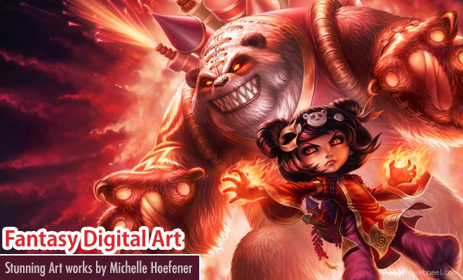 Stunning Fantasy Digital Art works by Michelle Hoefener