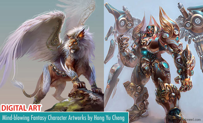 25 Mind-Blowing Digital Art works and Fantasy Character designs by Hong Yu Cheng