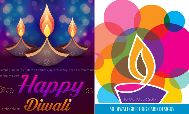 50 Beautiful Diwali Greeting Card Designs and Happy Diwali Wishes