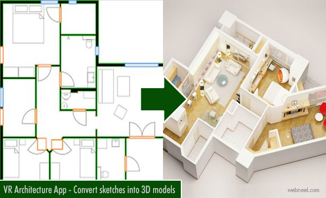 VR-Architecture App Converts your Hand-Drawn Sketches into 3D Models