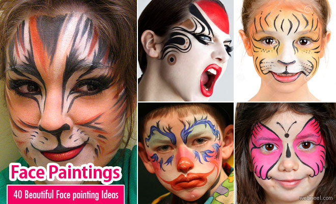 50 Beautiful Face painting Ideas from Top artists around the world