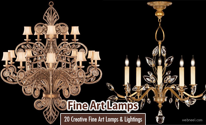 20 Creative Fine Art Lamps and Fine Art Lighting decorations