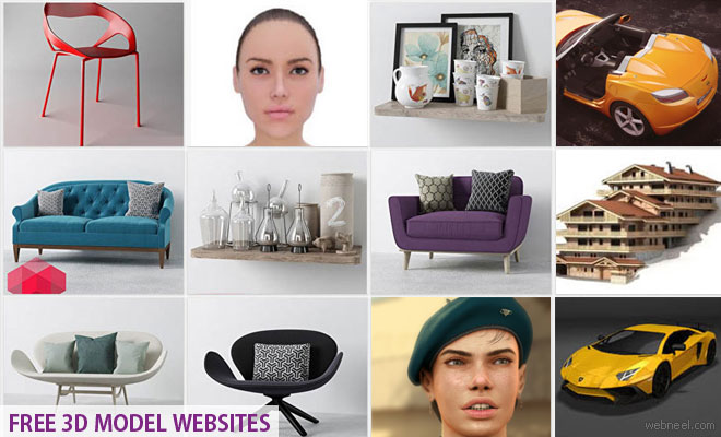 20 Best Free 3D Model Websites in 2018 - Download Free 3D Models