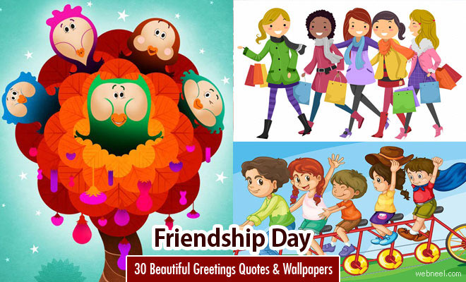 30 Beautiful Friendship Day Greetings, Quotes and Wallpapers
