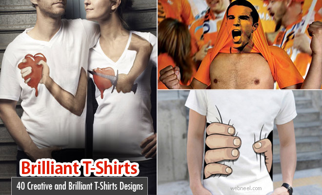 40 Creative and Brilliant T-Shirts Designs and Ideas for your inspiration