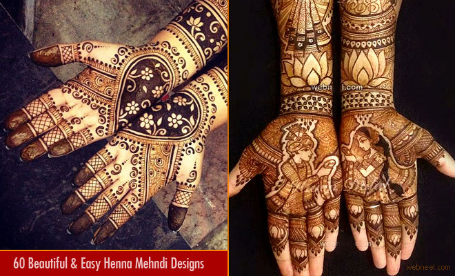 60 Beautiful and Easy Henna Mehndi Designs for every occasion