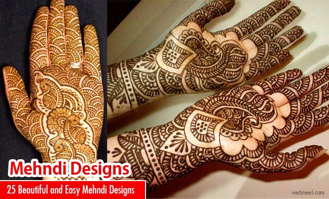 25 Simple Mehndi Design ideas for your inspiration