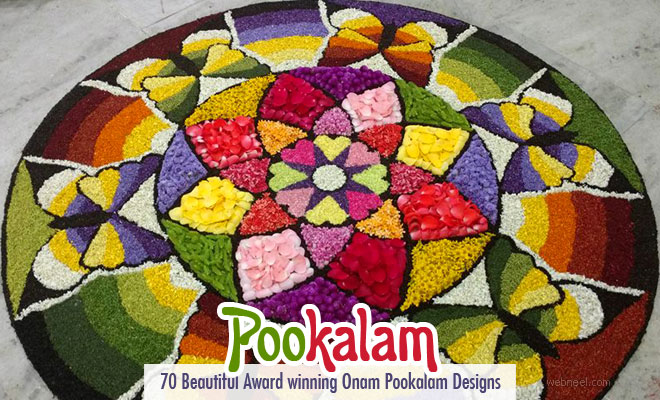 70 Beautiful Award-Winning Onam Pookalam Designs - Athapookalam