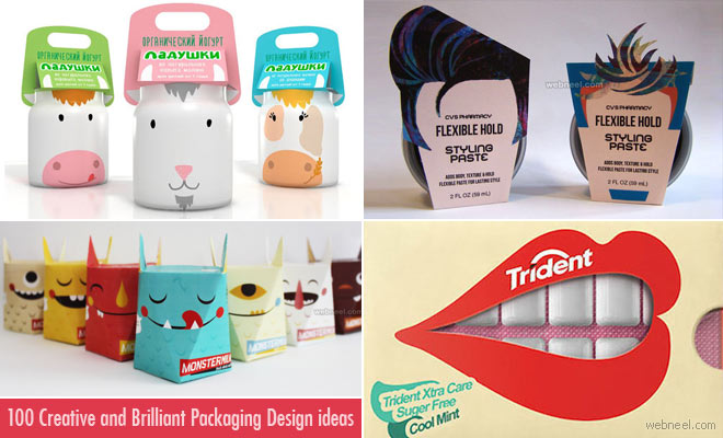 100 Creative and Brilliant Packaging Design ideas from around the world