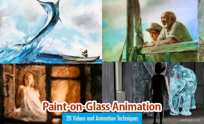 Paint on Glass animation