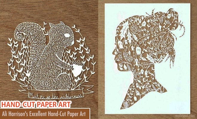 Excellent Creativity in Hand-Cut Paper Art ideas by Ali Harrison