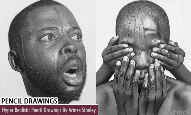 15 Stunning Hyper-Realistic Pencil Drawings by Arinze Stanley