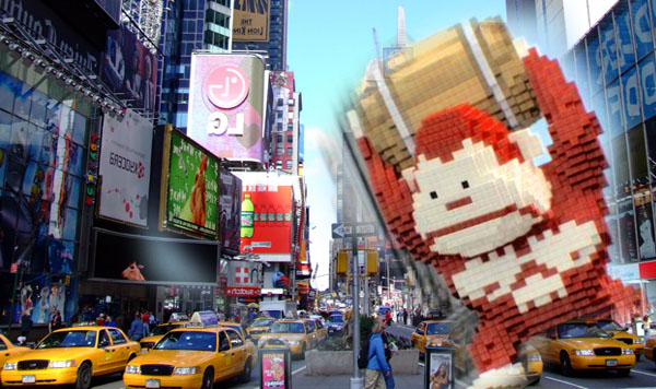 New York invasion by 8-bits creatures! - PIXELS
