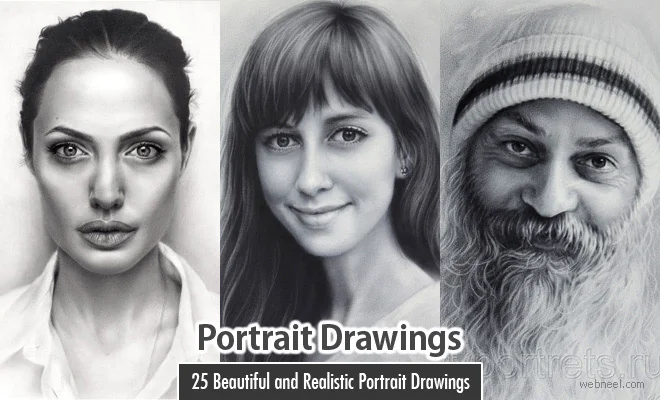 40 Beautiful and Realistic Portrait Drawings for Your Inspiration - Part 2