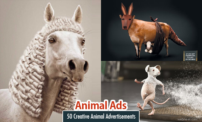 50 Animal-themed Print Advertisements and print ad inspiration for you