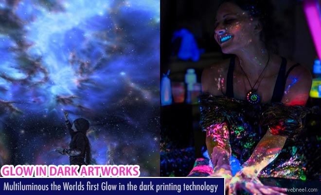 Multiluminous the worlds first Glow in the dark printing technology