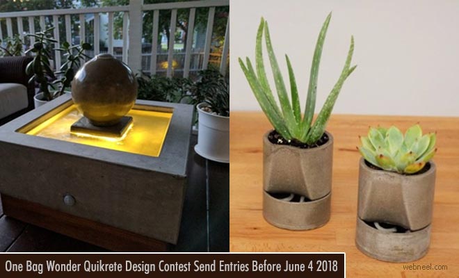 One Bag Wonder Quikrete Design or Build Competition - Win up to $4500