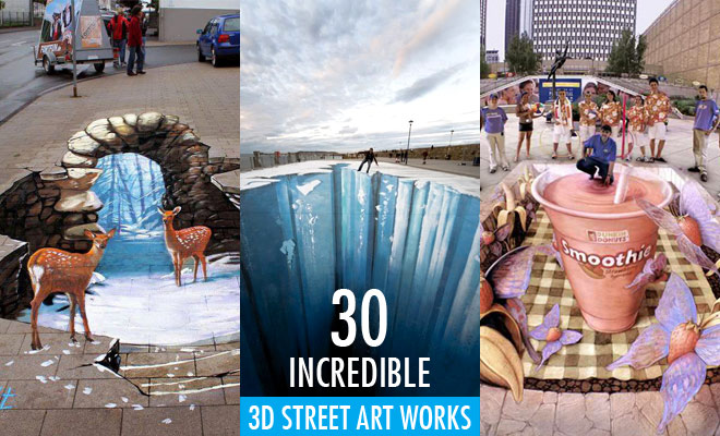 50 Incredible 3D Street Artworks from the World's Best Street Artists