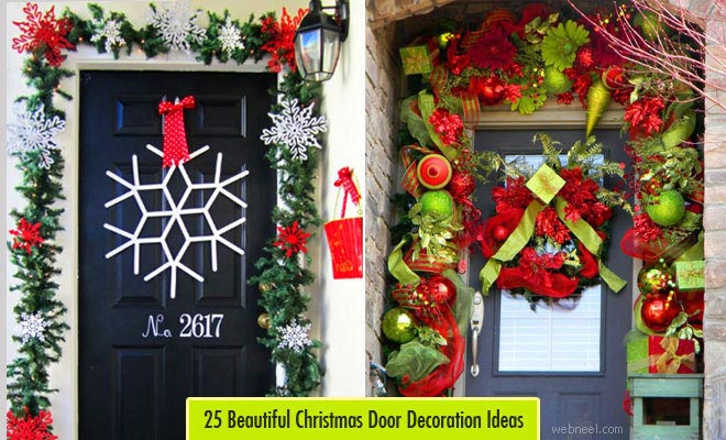 25 Beautiful Christmas Door Decorating Ideas for Your Inspiration