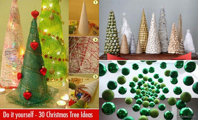 25 Beautiful Christmas Tree DIY Ideas for your inspiration