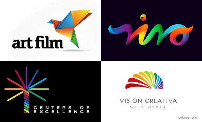50 Attractive Multi Color Logo Design examples for your Inspiration
