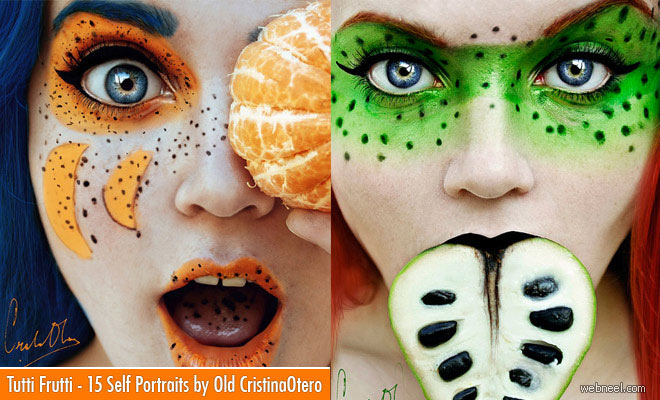 Tutti Frutti - 15 Creative Face Painting ideas of Cristina Otero 
