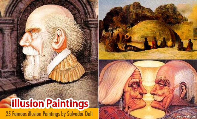 25 Famous Salvador Dalí Paintings - Surreal and Optical Illusion Paintings