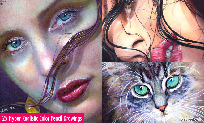 25 Hyper-Realistic Color Pencil Drawings by Christina Papagianni