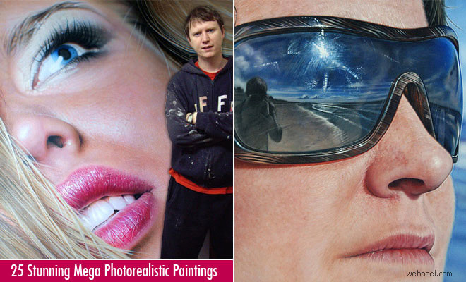 25 Stunning Mega Photo Realistic Paintings by Simon Hennessey