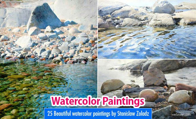 25 Realistic Watercolor paintings by Stanislaw Zoladz