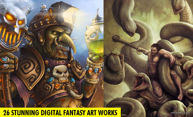 26 Stunning Digital Fantasy Art works for your inspiration