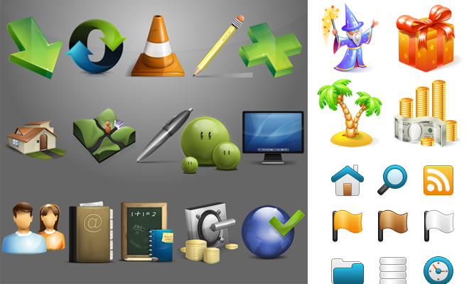 250 Creative Icon Set Collection for Graphic Designers - Download ZIP