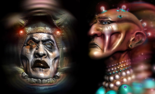 Creative Digital Mudbox Sculptures from Ciamar Studio