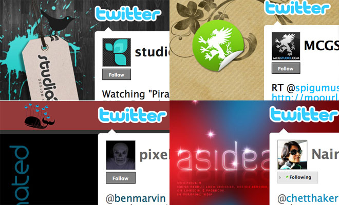 25 Beautiful Twitter themes for your inspiration