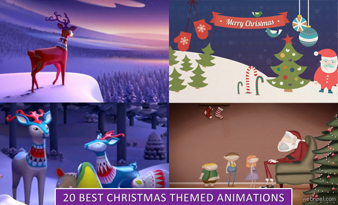 20 Best Christmas Animated Greeting Cards and 3D Short Films