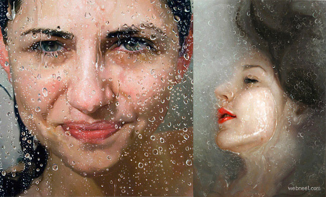 25 Hyper-Realistic Oil Paintings by Alyssa Monks - Glass, Steam, Water and Flesh