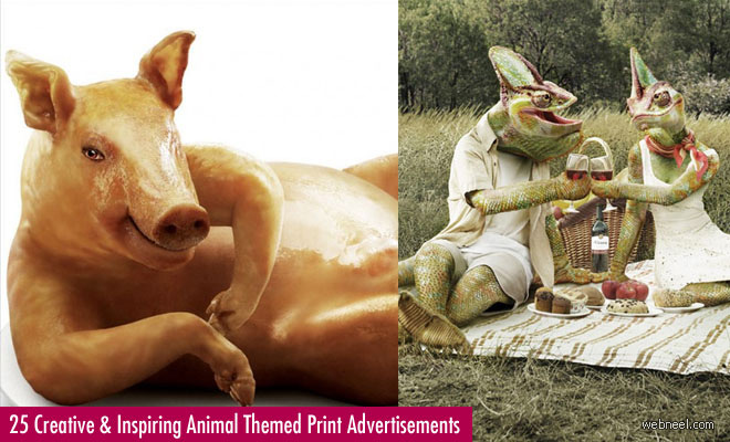 25 Creative and Inspiring Animal-Themed Print Advertisements for your inspiration