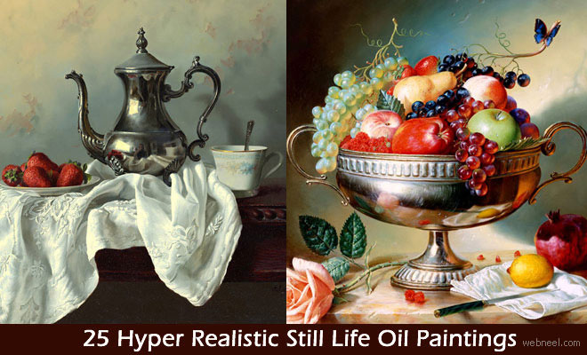 25 Hyper Realistic Still Life Oil Paintings by Alexei Antonov - By Old Masters Technique