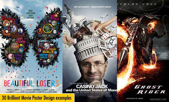 30 Brilliant and Beautiful Movie Poster Design examples