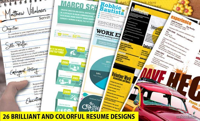 50 Creative Resume Design Samples That Will Make You Rethink Your CV - Part 2
