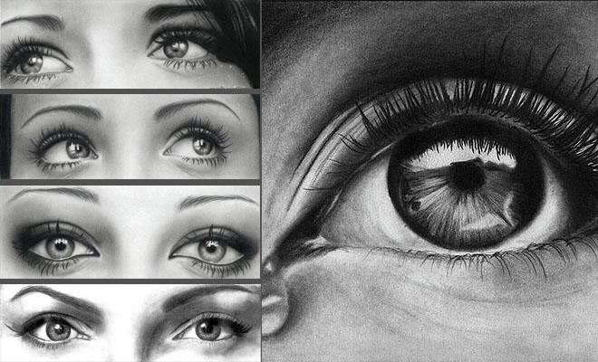 60 Beautiful and Realistic Pencil Drawings of Eyes