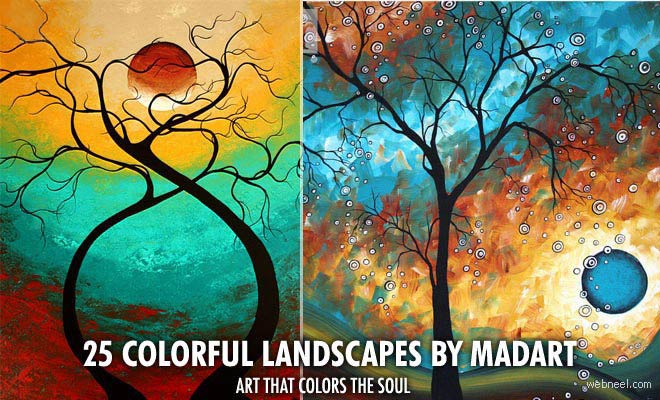 25 Mind-Blowing Colourful Landscapes by MADART - Ultramodern Contemporary Art