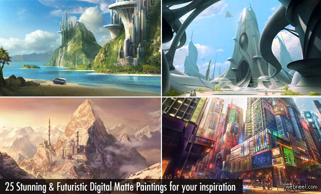 25 Stunning and Futuristic Digital Matte Paintings for your inspiration
